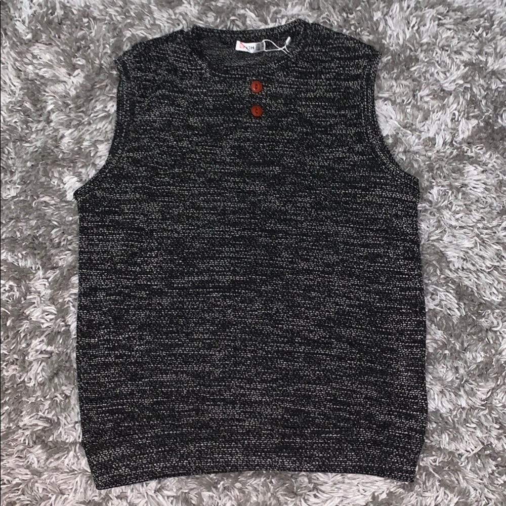 H2H men’s medium speckled fabric sleeve less top